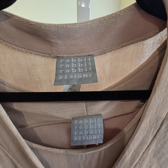 Mauve Midi Cardigan And Sheath Dress Occassion Office Size 22 - Picture 3 of 8